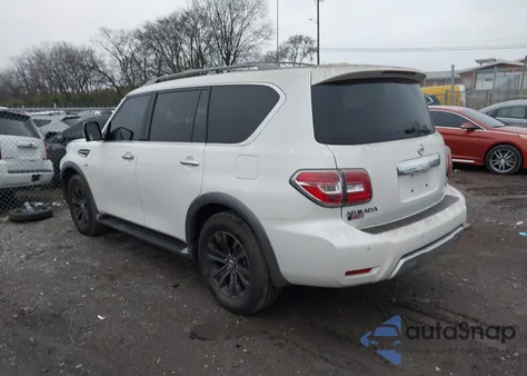 2018 Nissan Armada Platinum z USA, uszkodzony, nr VIN JN8AY2NF5J9330868